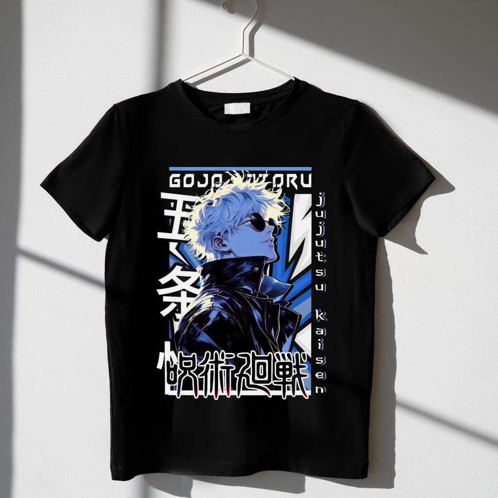Gojo Satoru TShirt Jujutsu Kaisen Tee Otaku Gift Unisexga Anime Clothing Gift