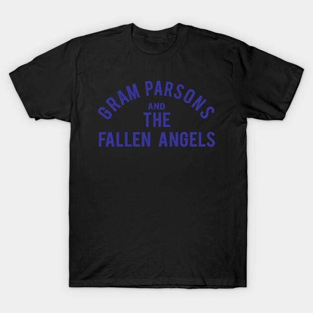 Asian Size Cotton Unisex Tshirt Print T-shirt Gram Parsons And The Fallen Angels T-shirt No-Cut Print Regular Fit