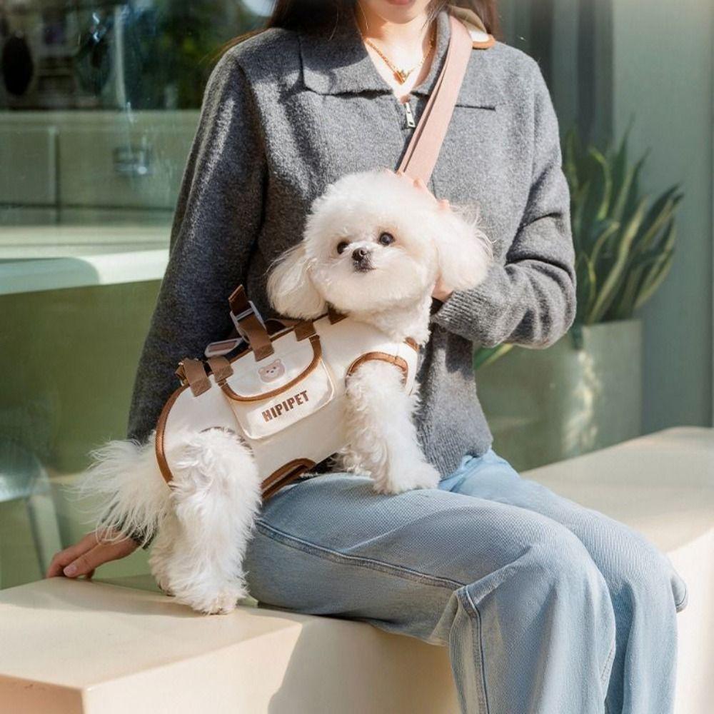 Double Shoulder Dog Carrier Backpack Adjustable Washable Pet Strap Artifact Breathable Dog Outing Bag Dog Accessories