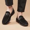 Fashion Outdoor Genuine Leather Men White Casual Shoes Brand Soft Italian Men Loafers Moccasins Breathable Slip On Black Driving Shoes