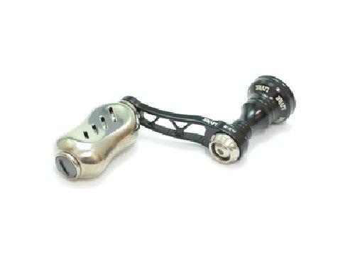 LIVRE F.V35-38 S-Handle Fino Knob for Shimano S1 (Black P + Titanium G)