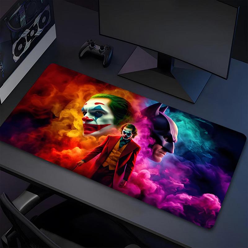 Joker Batman Xl Gaming Mouse Pad Nonslip Rubber Base Stitched Edge Waterproof Desk Mat For Pc Laptop Gamer Office Computer Accessories C929141