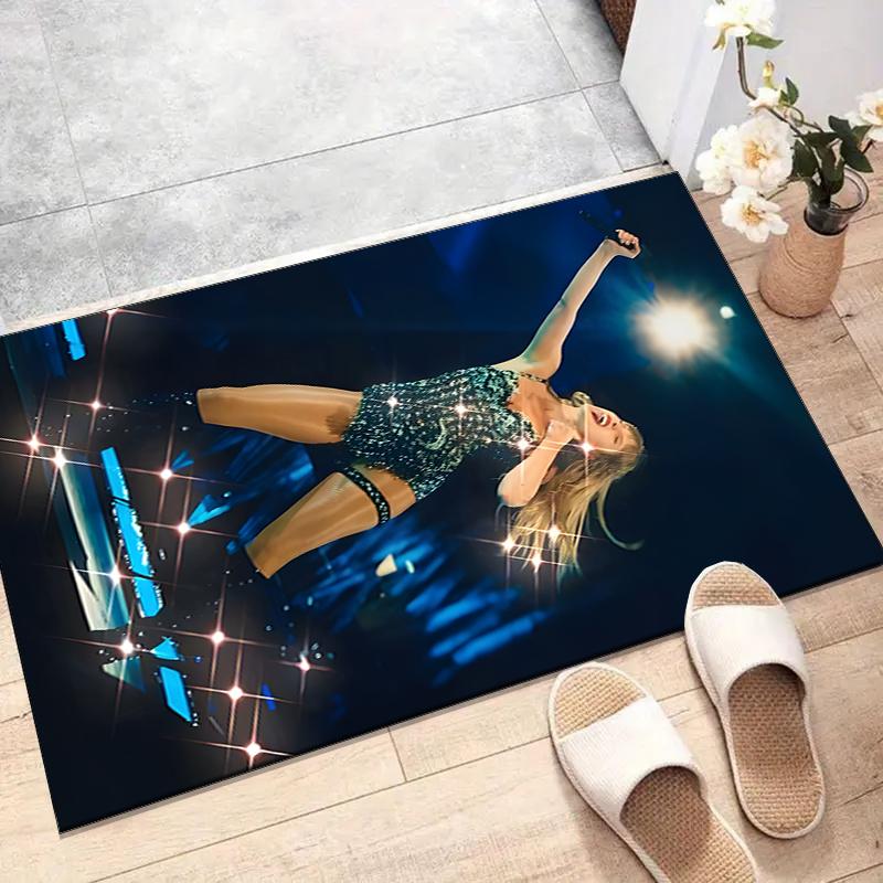 TS Fan Polyester Carpet, Soft Indoor Mat for Office Chair, Living Room, Computer Desk - Decorative Home Office Rug Design