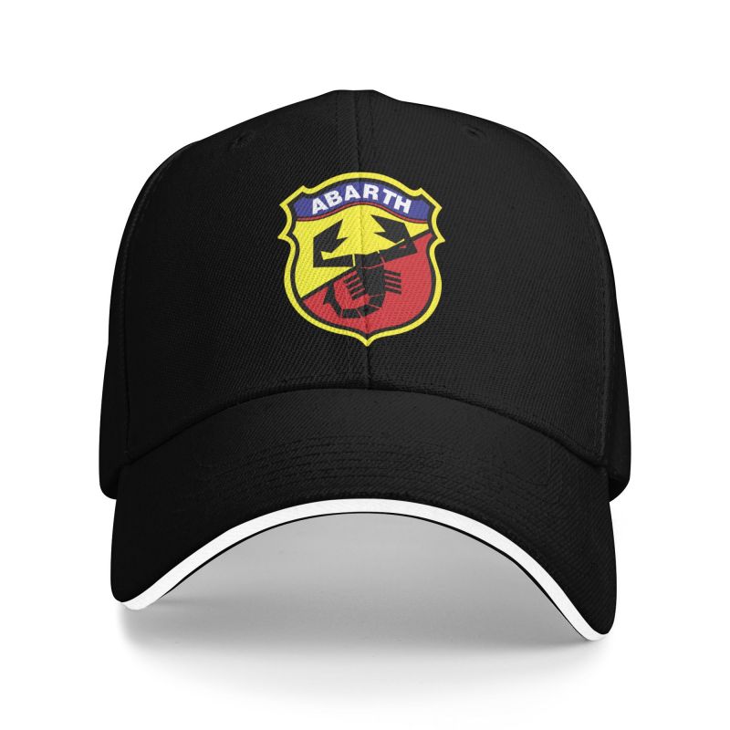 Кепка с классным принтом Abarth для улицы, путешествий, спорта, регулируемая кепка-snapback, унисекс, дышащая, сэндвич-кепки, летняя кепка-тракер