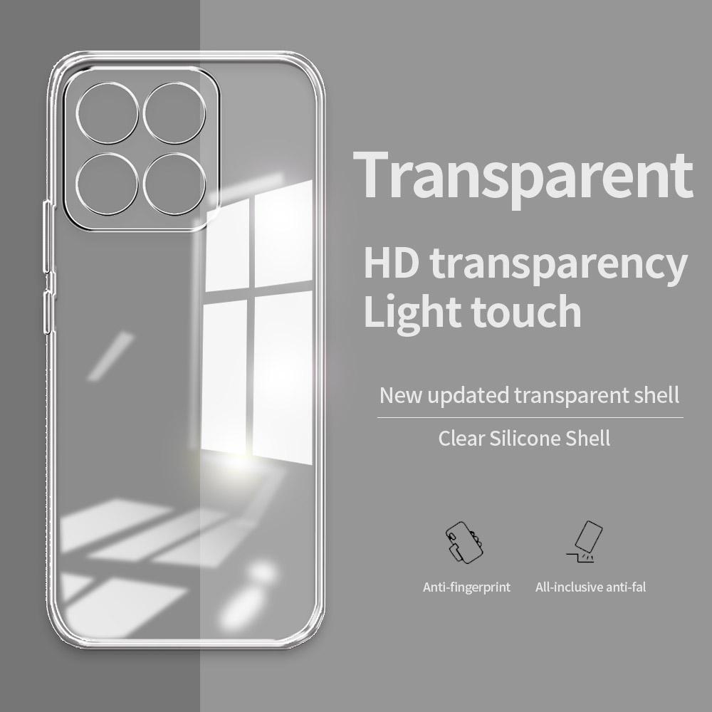 Чехол для Honor X8C X9C 5G, модный прозрачный мягкий силиконовый чехол для телефона Honor X9C 5G, прозрачный противоударный защитный чехол-бампер