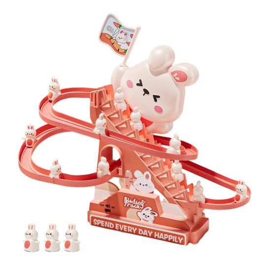 Yousheng электрическая игрушка-горка для скалолазания в виде животных со светодиодной подсветкой и музыкой для детей, обучающая автоматическая лестница для восхождения в виде динозавра и кролика, американские горки