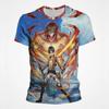3D Printed T-shirt Men's Summer Round Neck Fashionable Anime  Streetwear Cool and Stylish