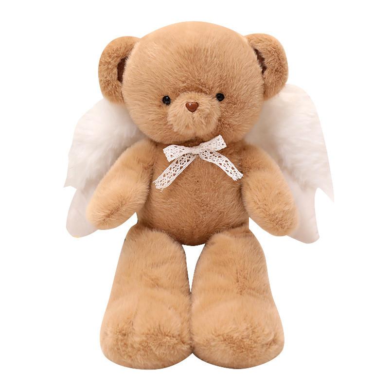 Angel Bear Delightful Plush Doll Cozy Teddy Bear Gift For Children Babies And