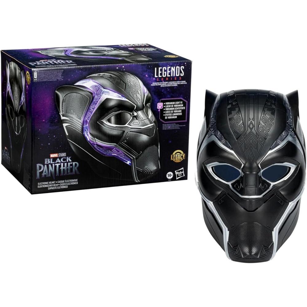 Hasbro Marvel Премиальный Электронный Шлем для Ролевых Игр Черная Пантера Со Световым Эффектом
