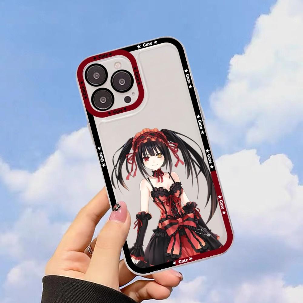Чехол для телефона Date A Live Tokisaki Kurumi для iPhone 13 14 Pro Max XS XR 12 11 Pro 13 Mini 6 7 8 Plus, мягкая прозрачная задняя крышка