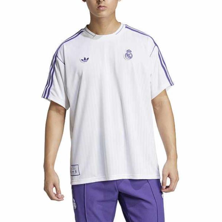 Adidas Fashion Dry Comfortable Casual Sports Pullover Short Sleeve T-Shirt Men T-Shirts White JF2581