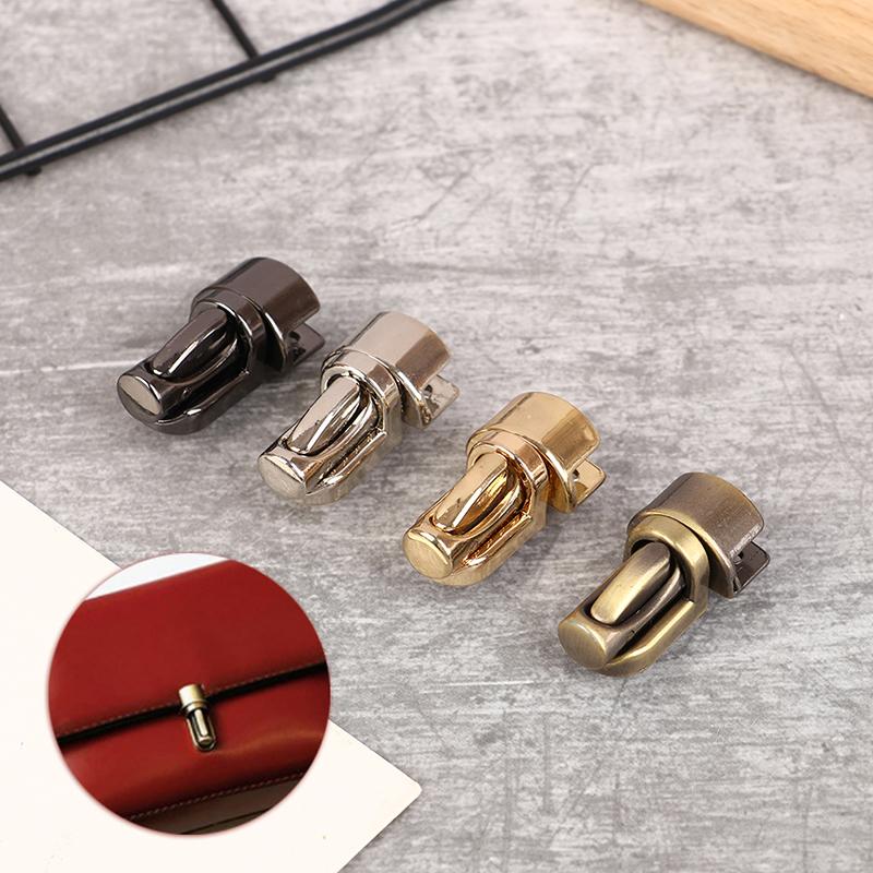 Durable Metal Column Tuck Lock Closure Clasp Buckle For Leather Bag Case Handbag