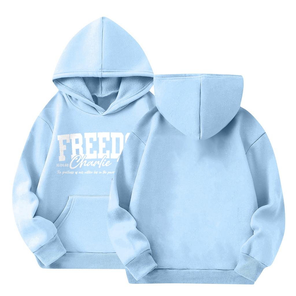 Cute Hoodies For Teen Children Trendy Preppy Hooded Sweatshirts Oversized Long Sleeve Shirts Clothes For Children