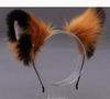 Handmade Faux Fur Animal Ear Headband Soft Lightweight Adjustable Costume Accessory for Cosplay Parties and Everyday Wear
