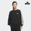 Essential Plus 3 Stripe French Terry Crew Sweatshirt Jw4487