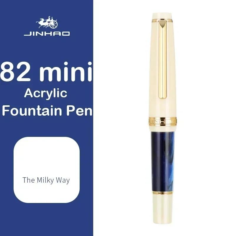 JINHAO 82 Мини Милая Короткая Портативная Перьевая Ручка Для Практики Каллиграфии Письма Деловая Ручка Офисные Школьные Принадлежности Канцелярские Товары