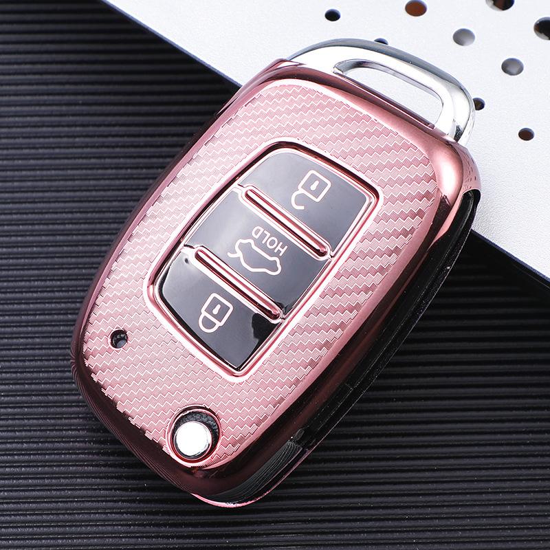 Чехол для ключа Hyundai для Elantra, Mistra, ix25, Tucson, Sonata 9 - Чехол для ключа автомобиля с корпусом и пряжкой