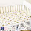 Summer Soft Cotton Baby Mattress Protector Sheet Premium Mother and Baby with Cartoon Design - Infant Crib Fitted Sheet for Comfortable Bare Sleeping