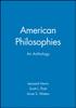 Книга American Philosophies : An Anthology