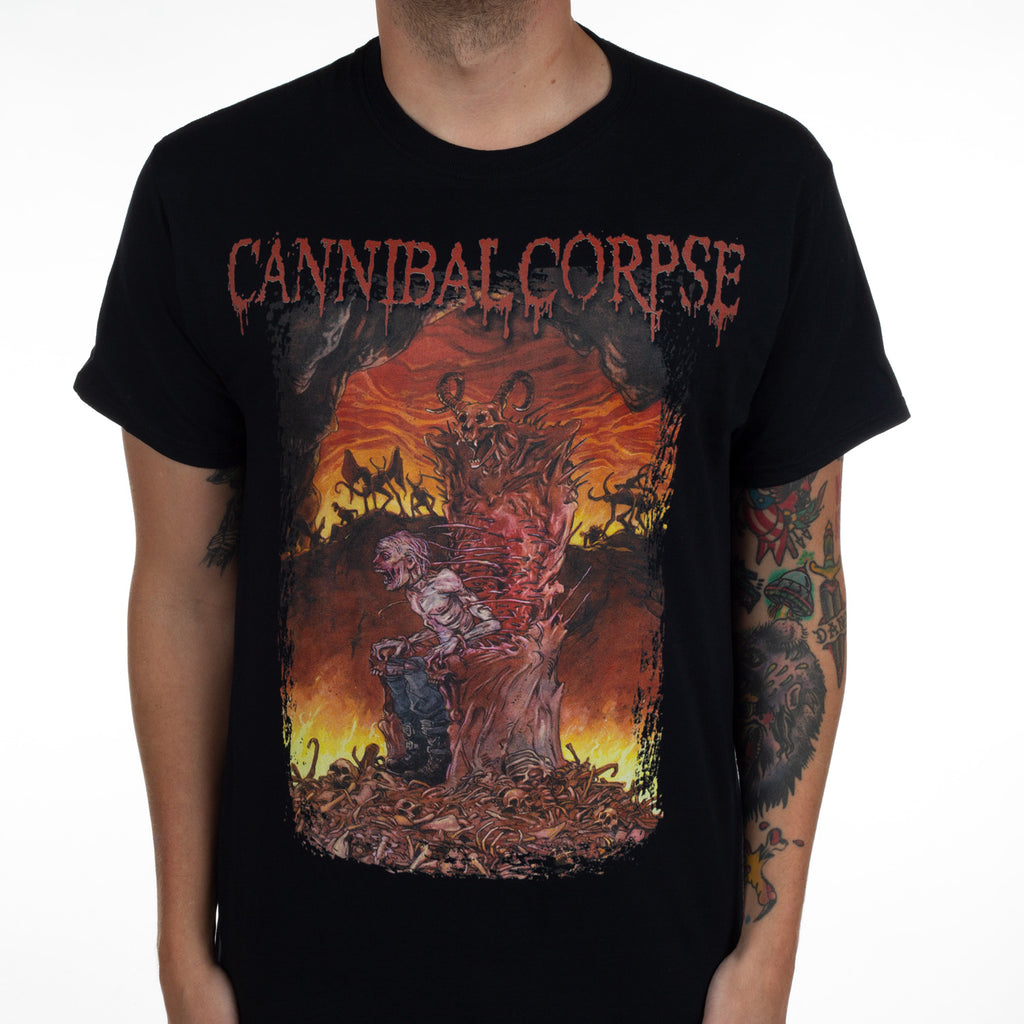 Хлопковая футболка унисекс с графическим принтом Cannibal Corpse, летняя, с коротким рукавом, модный бренд, роскошная, повседневная, винтажная, ретро, топ