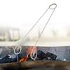 Barbecue Fire Tongs Camping Cooking Tool Sturdy Portable Ergonomic Clip Long Handle for Picnics