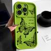 INS Retro Butterfly TPU Phone Case For iPhone 16 Pro 15 14 Plus 13 12 11 Pro Max Plus XS X XR 8 7 Shockproof Soft Bumper Back Cases Cover