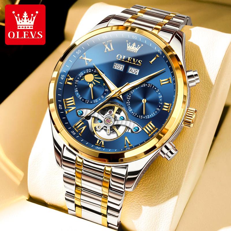 OLEVS New Multi-functional Mechanical Watch Automatic Business Trend Waterproof Men's Watch Men's Watch