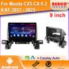 Car Radio Multimedia Navigation Android Wireless Carplay For Mazda CX5 CX-5 2 II KF 2017 - 2023 GPS WiFi Screen Stereo
