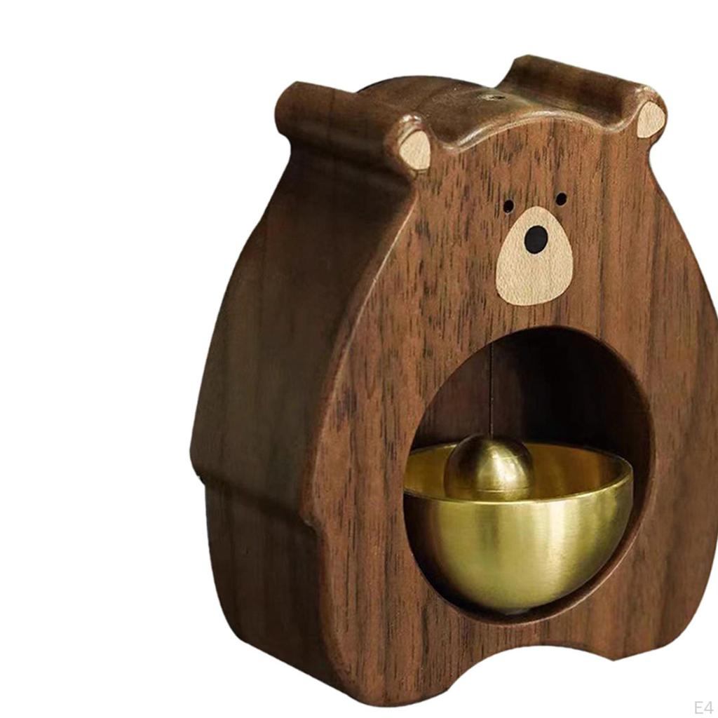 Деревянная декоративная наклейка на холодильник Антикварный колокольчик для открытия двери