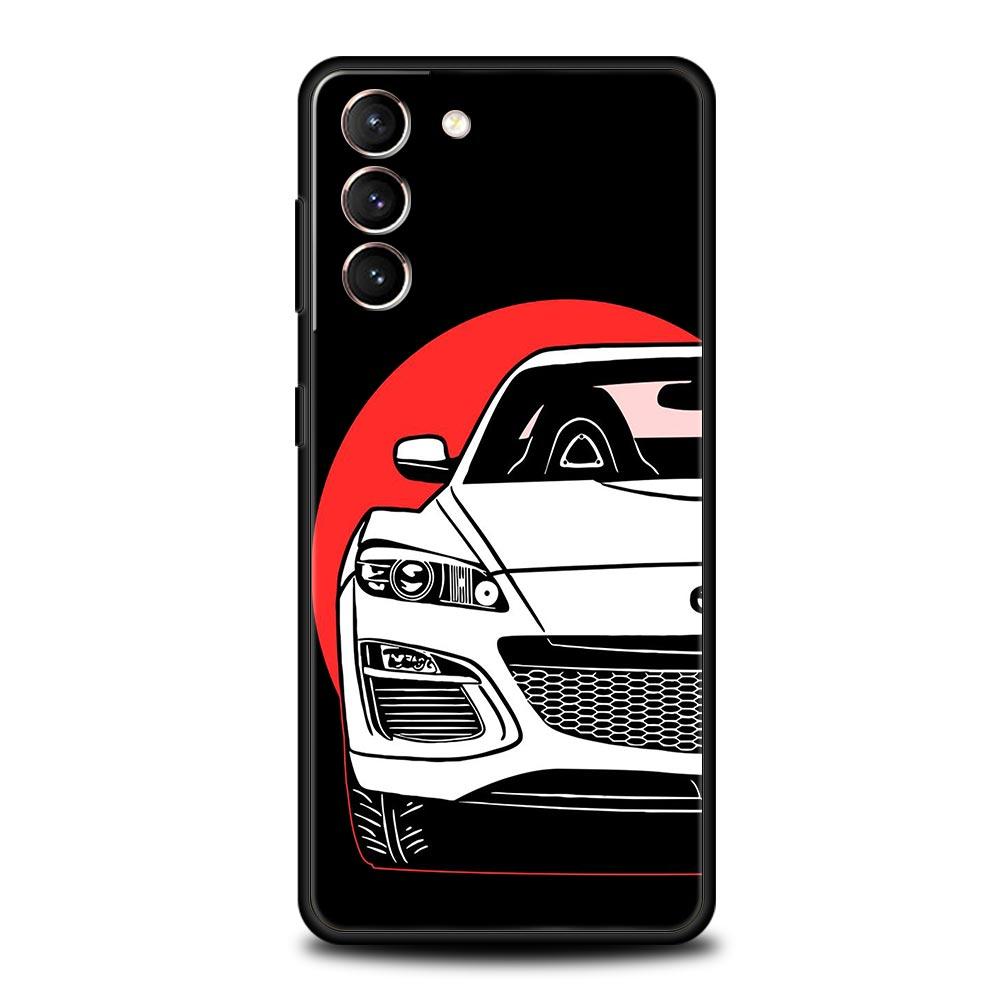 Чехол для телефона JDM Tokyo Drift Sports Car Lamp для Samsung Galaxy S23 Ultra S22 S21 S20 FE 5G S10 S10E S9 S8 Plus Note 20, мягкий чехол