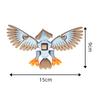 3D Printed Flying Owl Toy:Lifelike Desk Decor with Movable Wings for Realistic Soaring - Educational Gift