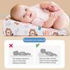 Anti Roll Newborn Baby Wedge Pillow 15 Degree Incline Angle for Reducing Acid Reflux Vomiting Relief Support Wedge Pillow Womb-Like Comfort Pillow