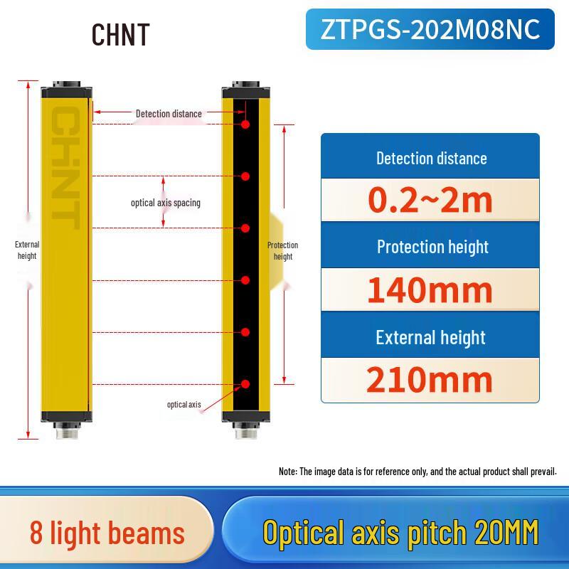 CHNT ZTPGS Safety Light Curtain Sensor