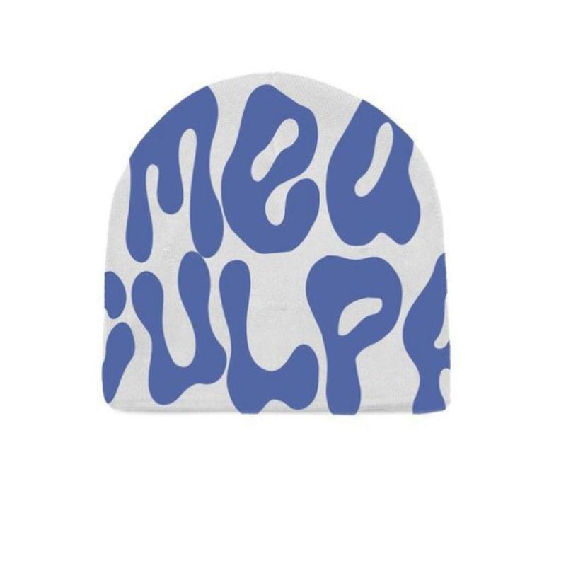 Зимняя теплая жаккардовая вязаная шерстяная шапка с надписью Y2K, модный пуловер для мужчин и женщин