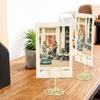 20Pc Gold/Rose Gold Picture Holder Stable Table Number Holder Cute Design Place Card Holder  Office
