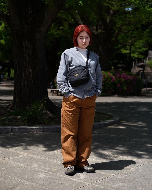 B11 Стиранные брюки художника из утиной ткани Коричневые 32 [Carhartt]