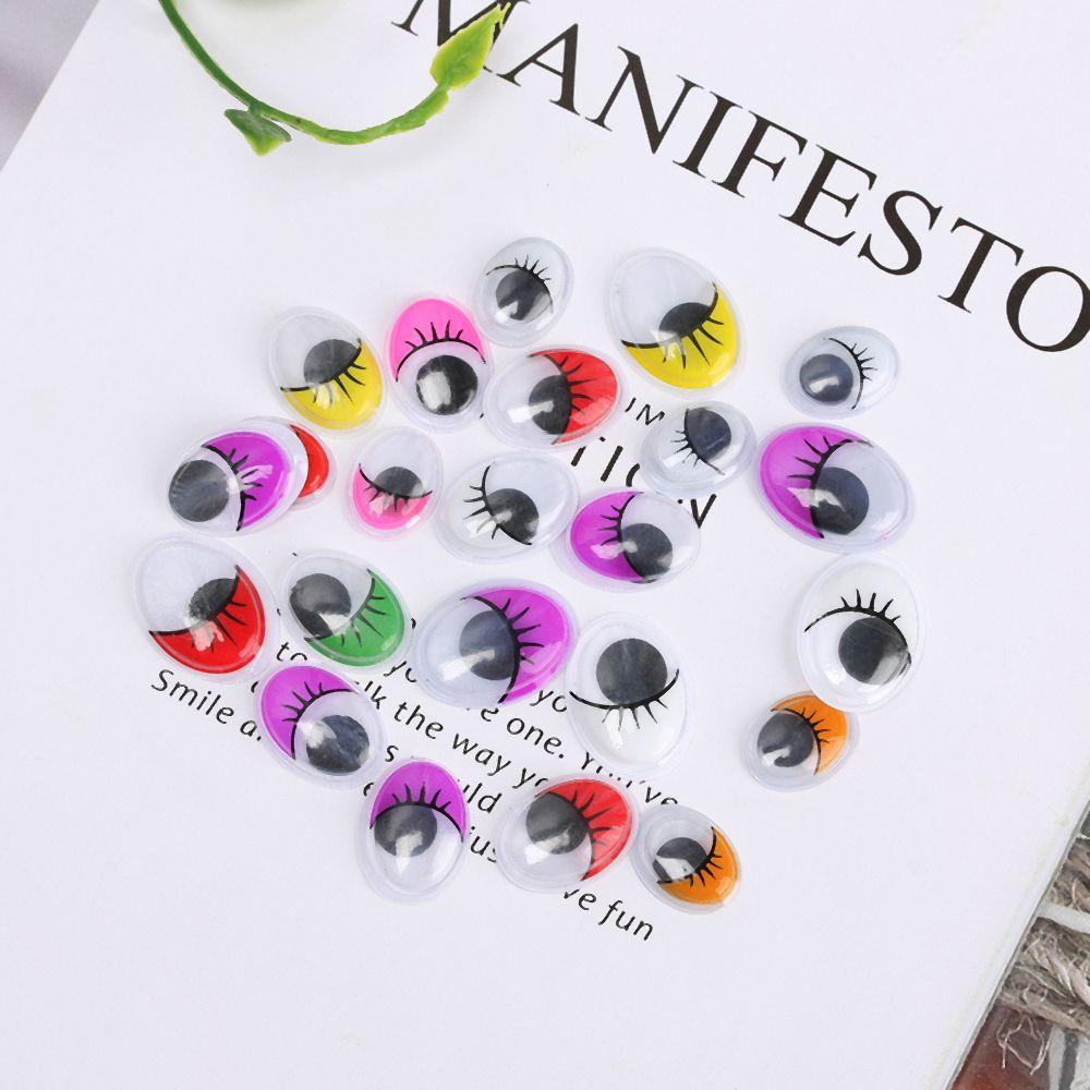 Stuffed Animals Parts 3D Dolls Accessories Wiggling Moving Eyes Plush Panda Eye DIY Dolls Materials