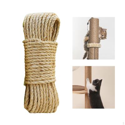 Когтеточка из шнура с сизалевой веревкой для DIY проектов