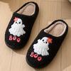 Fashion Winter Cartoon Pattern Cotton Slippers Women Comfortable Non Slip Soft Sole Indoor Slippers Woman Thick Plush Warm Home Shoes