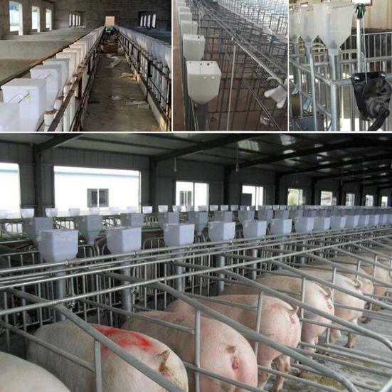 Кормушка для свиноматок, высокая прочность, гладкая поверхность, пластиковая кормушка для позиционирования свиней