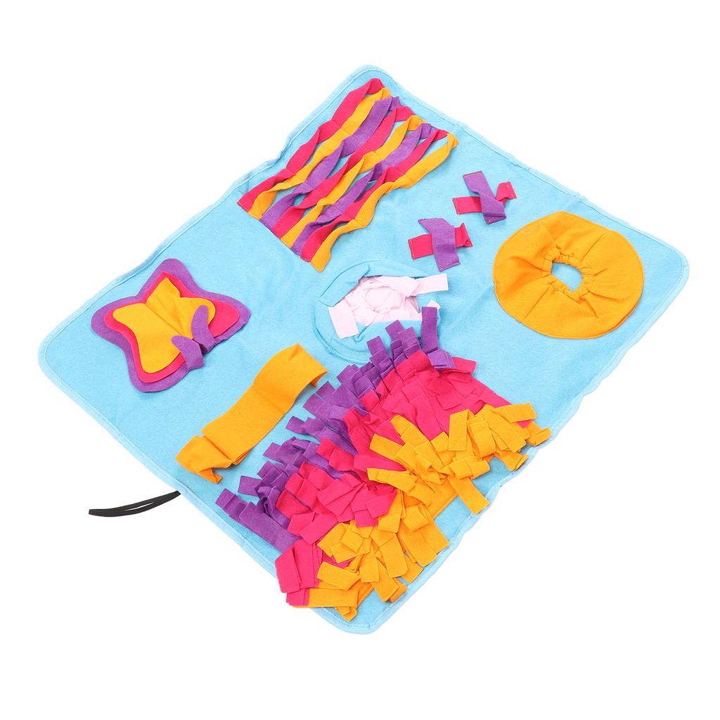 Коврик для нюханья собак, моющийся многоразовый тканевый коврик для медленного кормления домашних животных, уменьшающий тревогу, обогащающий корм для собак