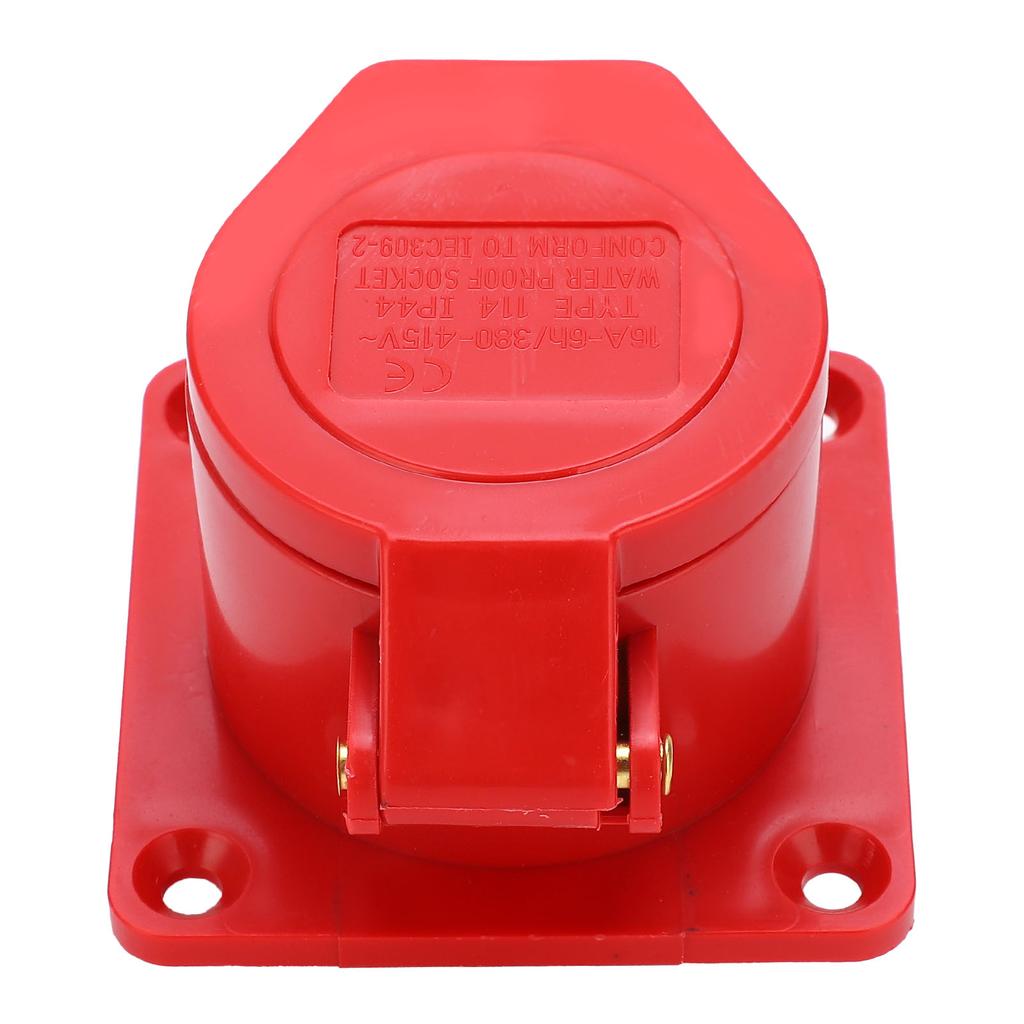 16A 4Pin Industrial Socket 3 Phase IP44 Waterproof Explosion Proof Concealed Installation 380-415V 3