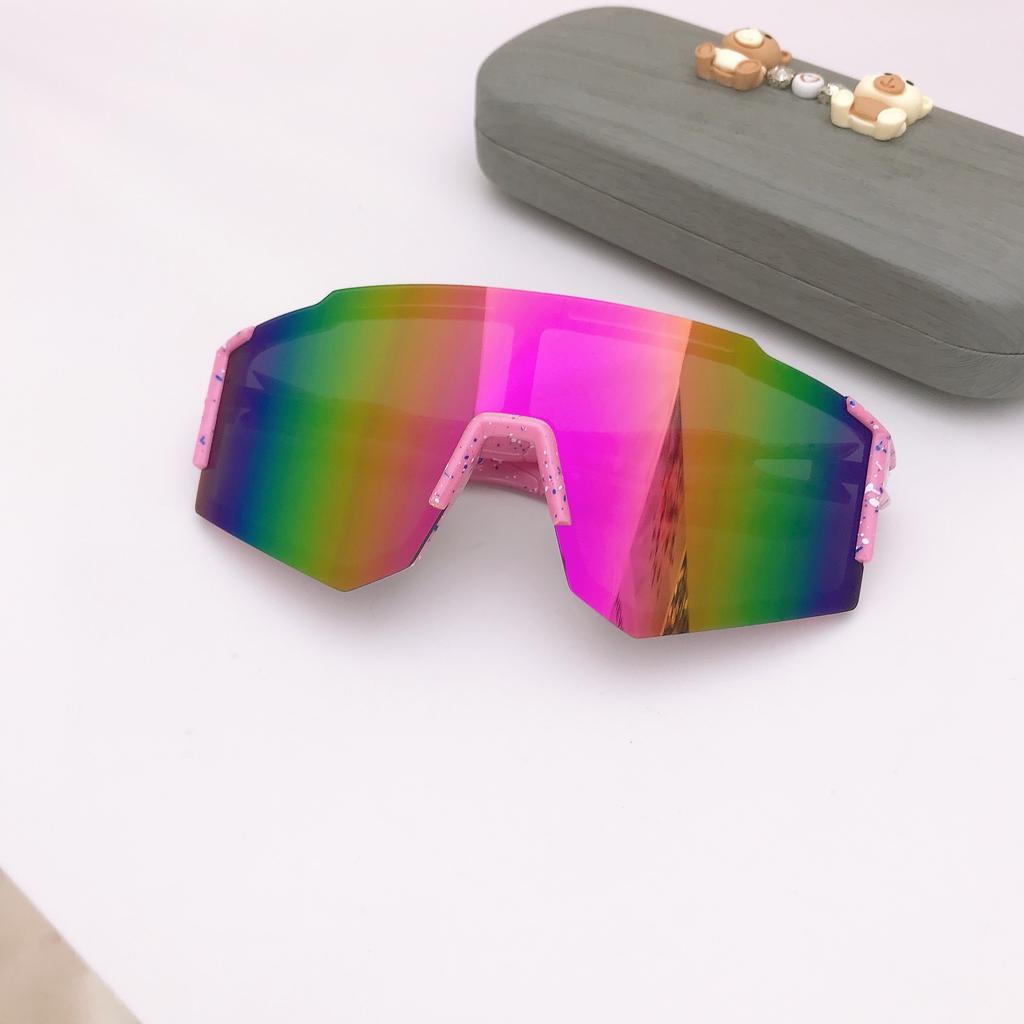 Fashion Children'S Sunglasses Colorful Eye Protection Sports Cycling Glasses Boys And Girls Party Sunglasses Tide