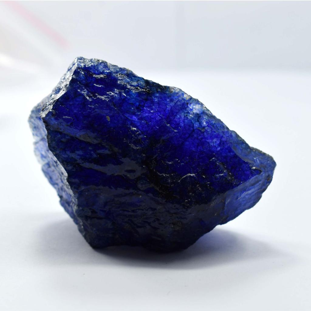 142.8 Ct Blue Sapphire Natural Rough Uncut Huge Size CERTIFIED Loose Gemstone