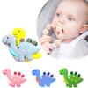 Lovely Animal Dinosaur Soft Silicone Teether Baby Newborn Teething Chew Toy