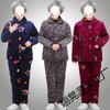 Женская домашняя одежда трехслойная утепленная пижама зимняя одежда бархатный комплект с подкладкой
