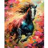 Рамка «сделай сам», картина по номерам, бегущая лошадь, современная настенная художественная картина, животные, подарок «сделай сам», для домашнего декора, 40x50
