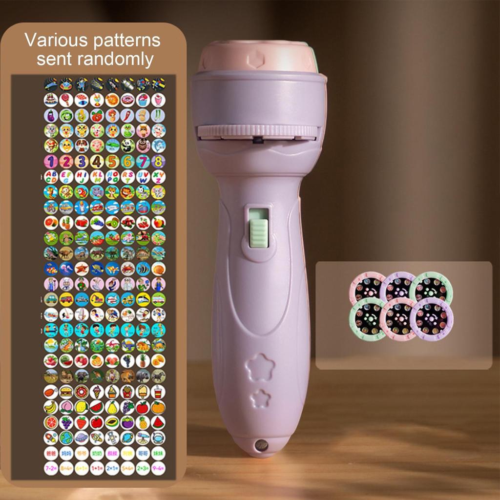 40 Patterns Projector flashlight Early educational development toy children's enlightenment luminous toy cartoon pattern project