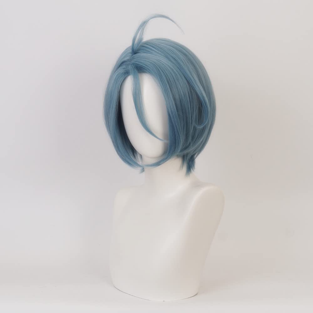 Eileen Ensemble Stars! HIMERU Cosplay Wig, Heat-Resistant, Anime Wig, Disguise Wig, School Festival Wig [Includes Net]