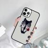 Animal The Wolf Howl Phone Case Cover For iPhone 16 15 14 SE 2020 XR XS 11 12 13 Mini Pro MAX Plus